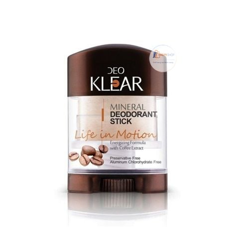 Lăn khử mùi đá Thái Deo Klear Mineral Deodorant Stick Life In Motion 70g