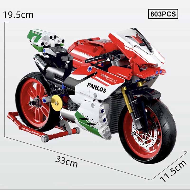 Đồ chơi Lắp ráp mô hình  Xe Moto Ducati 1299 Panigaler Final Edition 803 Mảnh 672001