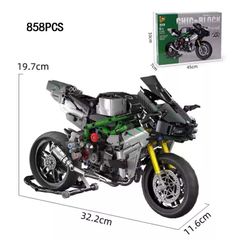 Đồ chơi Lắp ráp Lego mô hình Xe Máy Phân Khối Lớn Motorbike Kawasaki Ninja 672003