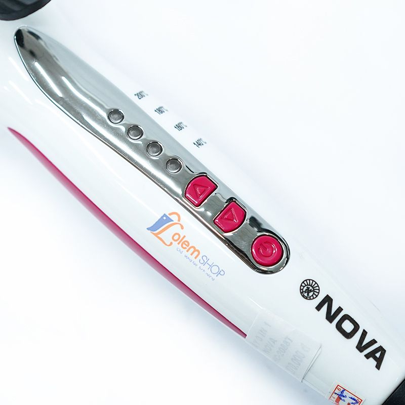 Máy 3 In 1 Nova NHC-2088T, vừa làm xoăn, vừa duỗi tóc, vừa dập xù tiện lợi