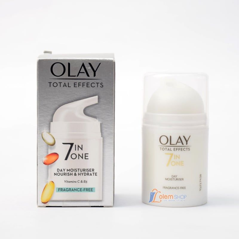 Kem Dưỡng Ban Ngày Olay Total So Effects 7 In One 50ml (không mùi) , xóa mờ nếp nhăn, làm sáng da