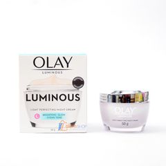 Kem Dưỡng Ban Đêm Olay 50g Luminous, Làm sáng và đều màu da