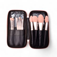 Bộ Cọ Make Up Professional Hồng 11 Cây Có Bóp