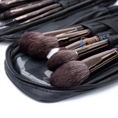 Bộ Cọ Trang Điểm 15 Cây Kèm Bóp Vải Dù