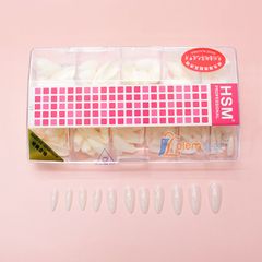 Móng up HSM, Hộp 500 móng ốp đủ size, đủ phom thang, vuông, nhọn, tròn nhọn