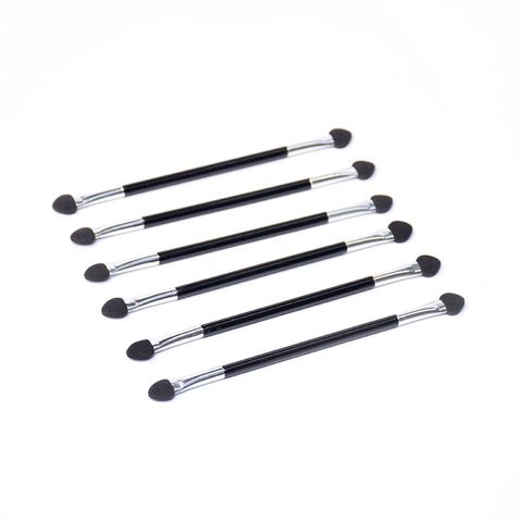 Cọ Mút Tán Phấn Mắt 2 Đầu Mira Aroma, Bịch 6 Cây