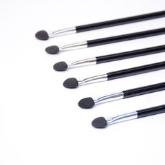 Cọ Mút Tán Phấn Mắt 2 Đầu Mira Aroma, Bịch 6 Cây