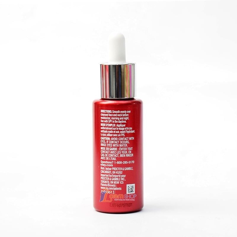 Tinh Chất Olay 40ml Niacinamide Max 2x Peptides Mờ Nếp Nhăn, Chống lão hóa