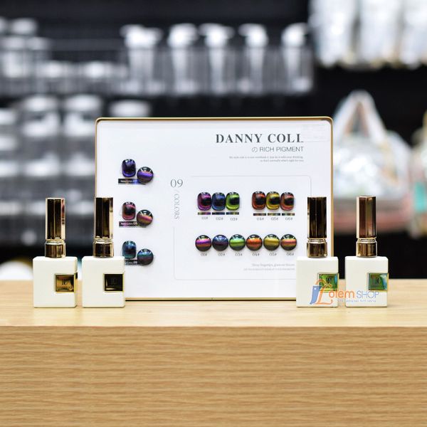 Set Sơn Mắt Mèo Danny Coll 9 Màu N42, Tặng kèm bảng màu