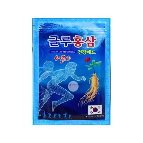 Cao dán hồng sâm Hàn Quốc xanh dương gói 20 miếng