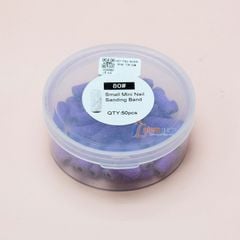 Hộp Ống Nhám Mini Tím, Dùng gắn đầu trục mài nail, Nhiều kích thước