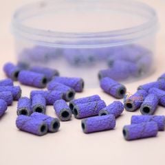 Hộp Ống Nhám Mini Tím, Dùng gắn đầu trục mài nail, Nhiều kích thước