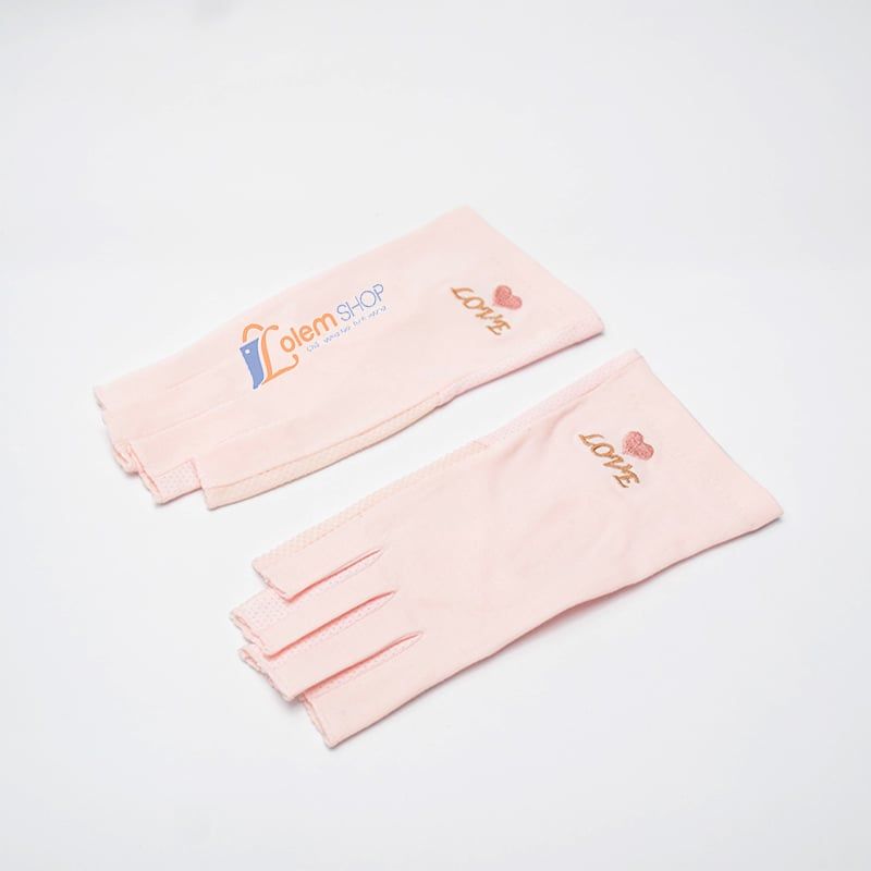 Cặp Bao Tay Xỏ Ngón Chống Tia Uv Của Đèn Hơ Gel