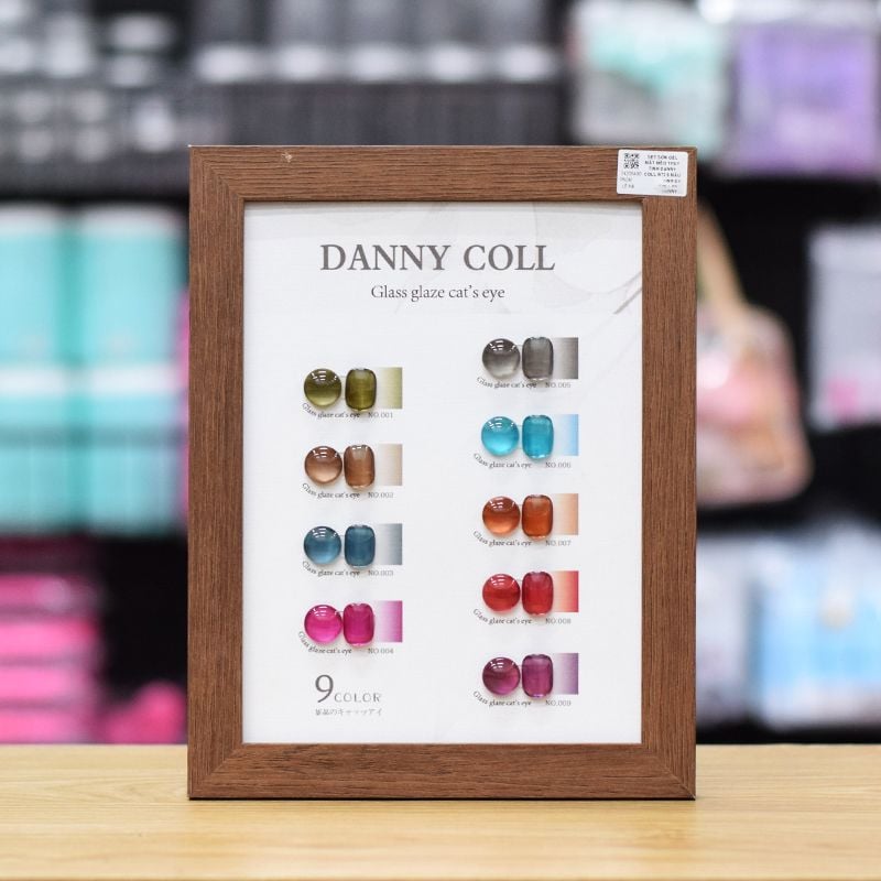 Set Sơn Gel Mắt Mèo Thủy Tinh Danny Coll N73 9 Màu, Tặng kèm bảng màu