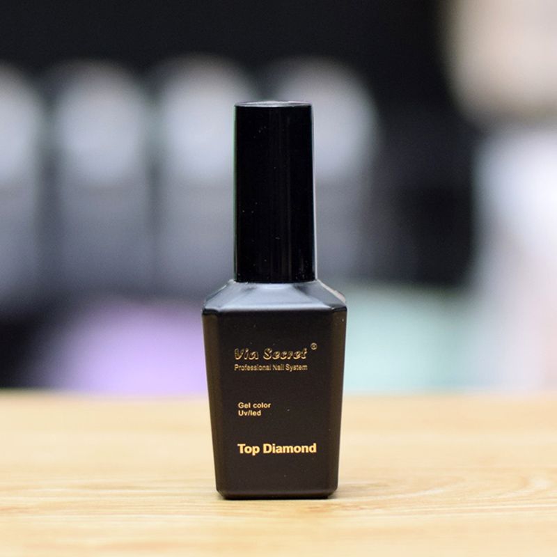 Top, Base Coat Via Secret Kim Cương Chai Đen 15ml