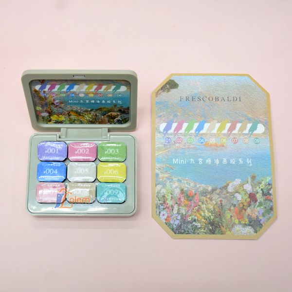 Set Gel Vẽ Nail Nổi Thạch Cao Frescobald - 9 Màu