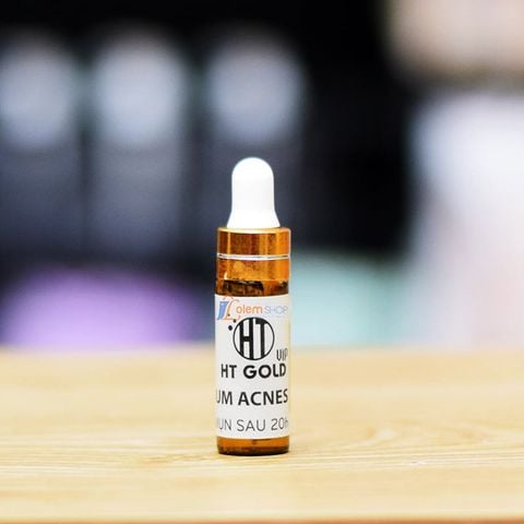 Serum Ht Gold Vip 10ml, ngăn ngừa mụn, hỗ trợ phục hồi tái tạo da, se khít lỗ chân lông, giữ ẩm cho da