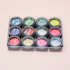 Set Trang Trí Nail Nhũ Mgl392 12 Hũ