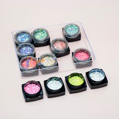 Set Trang Trí Nail Nhũ Mgl392 12 Hũ
