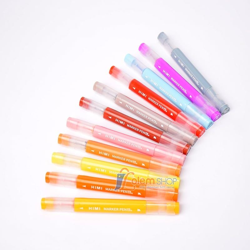 Hộp Bút Lông Màu Himi Skin-friendly Marker Pen 24 Màu