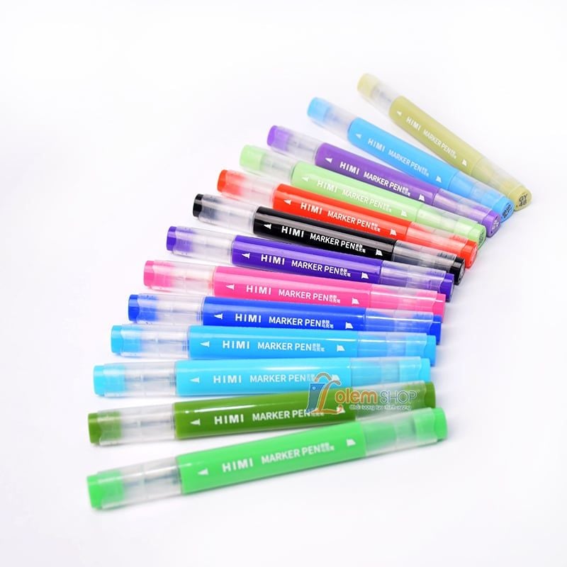 Hộp Bút Lông Màu Himi Skin-friendly Marker Pen 24 Màu
