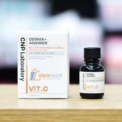 Tinh Chất Cnp Derma Answer Mela Spot Brightening 5;2 Ampule, làm sáng da, giảm thâm nám, tàn nhang, và các đốm nâu
