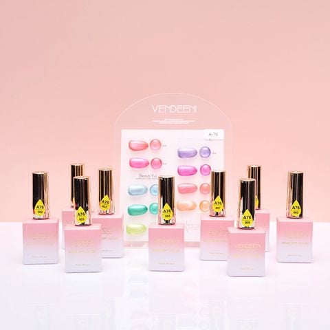 Set Sơn Gel Mắt Mèo Neon 9 Màu Vendeeni - A76