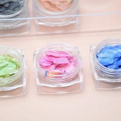 Set Xà Cừ Vân Đen 12 Ô, Trang Trí Nail