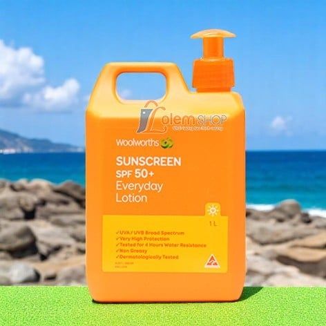Kem Chống Nắng Body Woolworths Everyday Sunscreen Spf50+ 1l