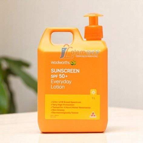 Kem Chống Nắng Body Woolworths Everyday Sunscreen Spf50+ 1l