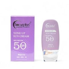 Kem Chống Nắng Faceplus+ Tone Up Sun Cream 50g Tím