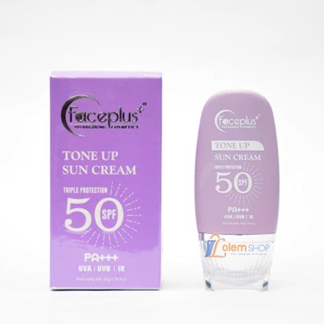 Kem Chống Nắng Faceplus+ Tone Up Sun Cream 50g Tím
