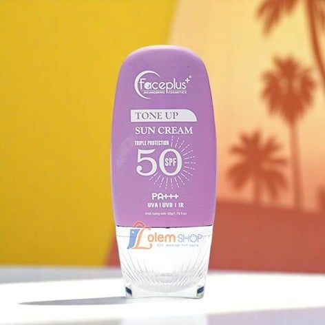 Kem Chống Nắng Faceplus+ Tone Up Sun Cream 50g Tím