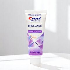 Kem Đánh Răng Crest 3d White 130g Brilliance Hương Vibrant Peppermint