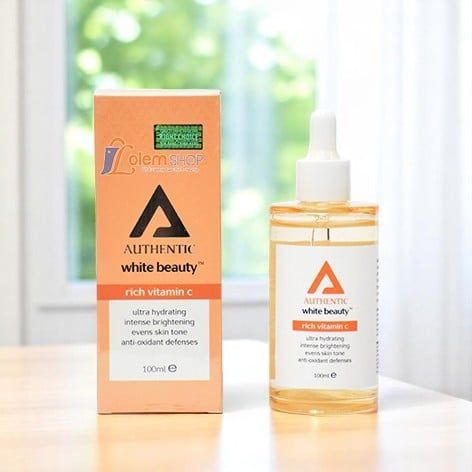 Serum Authentic 100ml Vitamin C Sáng Da, tái tạo nhanh chóng cho làn da rạng rỡ, mịn màng