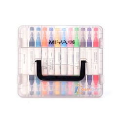 Bút Lông Tô Màu Miya Marker 2 Đầu 12, 48 Màu