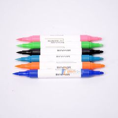 Bút Lông Tô Màu Miya Marker 2 Đầu 12, 48 Màu