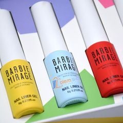 Set Sơn Cọ Nét Barbie Mirage Nail Liner Gel