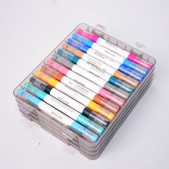 Bút Lông Tô Màu Miya Marker 2 Đầu 12, 48 Màu