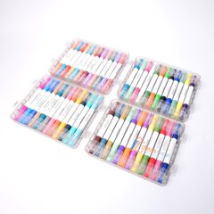 Bút Lông Tô Màu Miya Marker 2 Đầu 12, 48 Màu