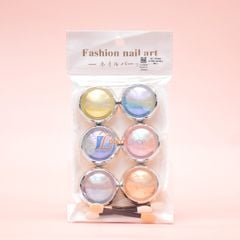 Set Tráng Gương Neon 6 Màu, Trang trí nail, Tạo hiệu ứng tráng gương cực đẹp