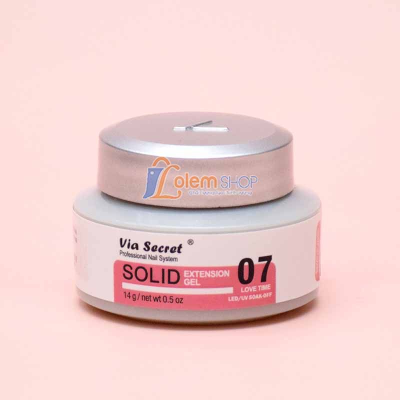 Gel Tạo Hình Via Secret Solid 14g, Tạo hình trang trí Nail