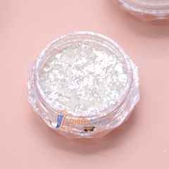 Set Nhũ Khổng Tước 6 Ô Trắng, dùng trang trí Nail