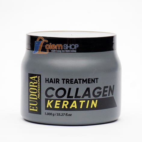 Hấp Dầu Eudora Keratin Collagen 1000g, giảm thiểu tóc khô xơ, rối và gãy rụng