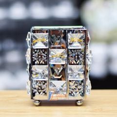 Lọ Đựng Cọ Pha Lê Vuông Lv ( Mẫu ngẫu nhiên )