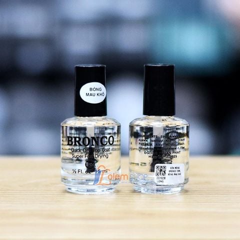 Sơn Móng Bronco 15ml Bóng Mau Khô