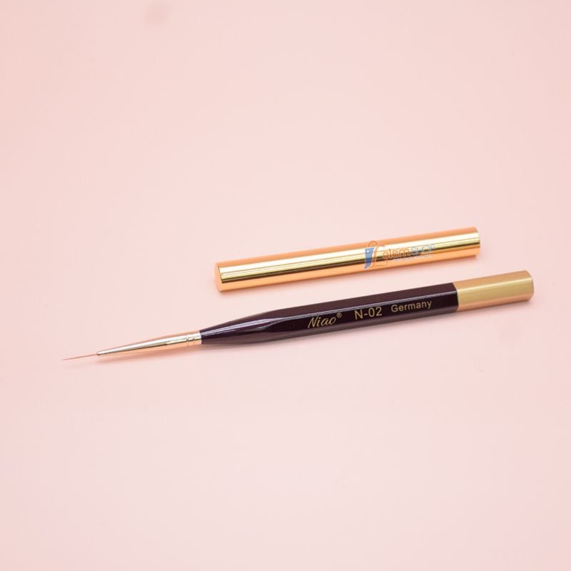 Cọ Nail Niao Cán Nâu