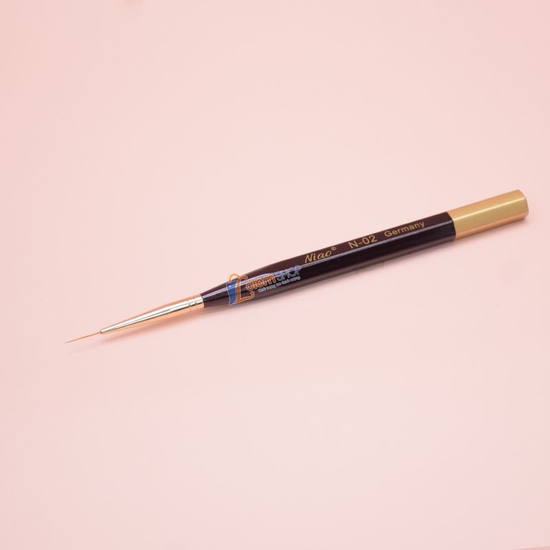 Cọ Nail Niao Cán Nâu