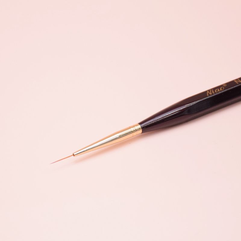 Cọ Nail Niao Cán Nâu