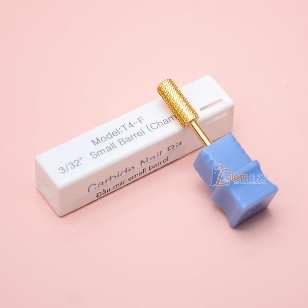 Đầu Mài Small Barrel (chamfer) Gold T4-F